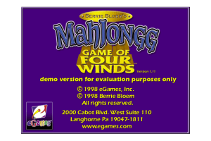 Berrie Bloem's MahJongg: Game of Four Winds 0