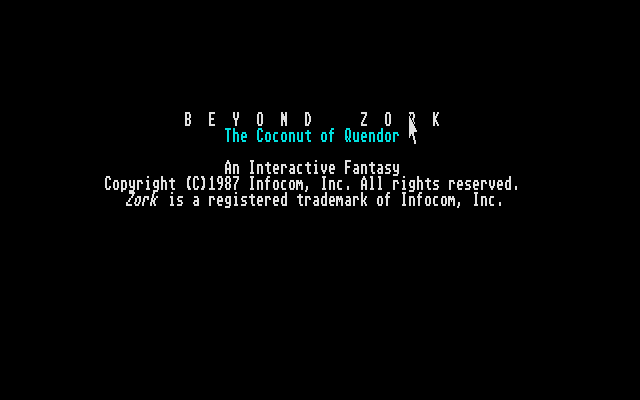 Beyond Zork: The Coconut of Quendor 2
