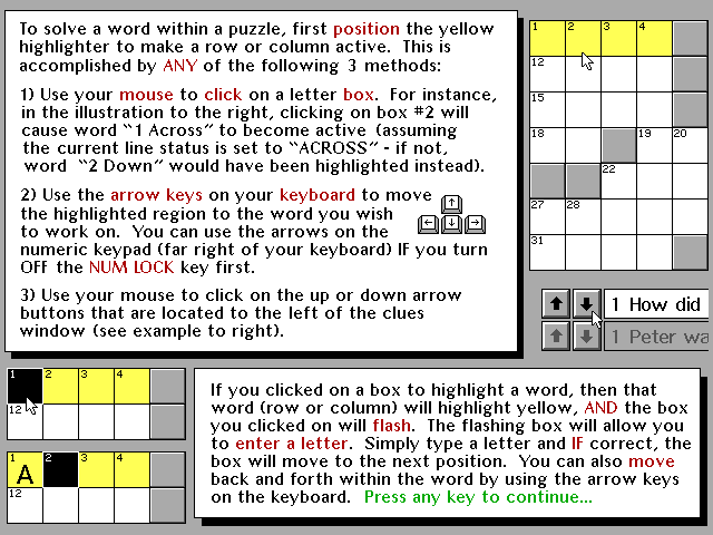 Bible Crossword Puzzles abandonware