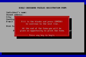 Bible Crossword Puzzles 6