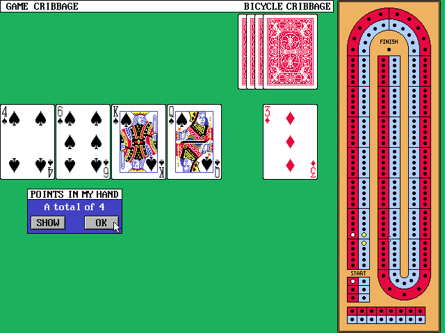 Bicycle Cribbage abandonware