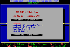 Big Blue Disk #15 abandonware