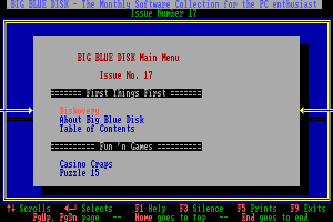 Big Blue Disk #17 abandonware