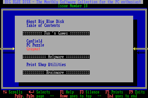 Big Blue Disk #18 abandonware