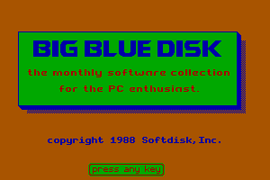 Big Blue Disk #20 0