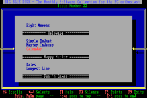 Big Blue Disk #22 abandonware