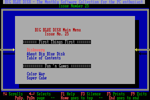 Big Blue Disk #25 1