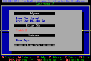 Big Blue Disk #27 abandonware
