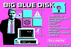 Big Blue Disk #32 0