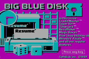 Big Blue Disk #34 0