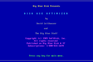 Big Blue Disk #37 2