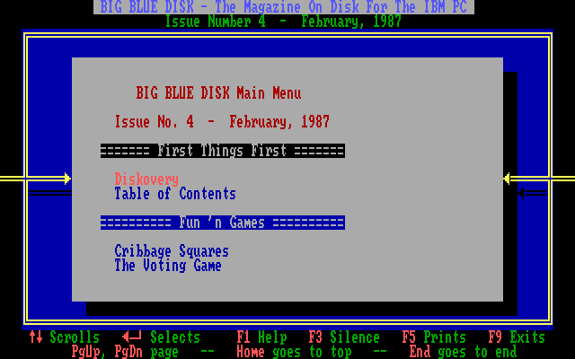 Big Blue Disk #4 abandonware