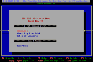 Big Blue Disk #40 abandonware