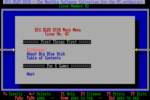 Big Blue Disk #43 1
