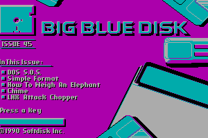 Big Blue Disk #45 0