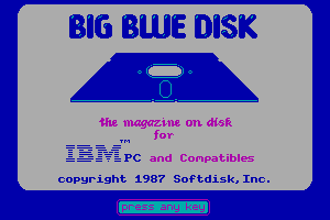 Big Blue Disk #5 0