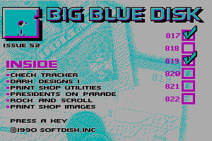 Big Blue Disk #52 0