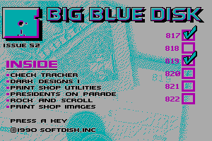 Big Blue Disk #52 abandonware