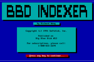 Big Blue Disk #53 abandonware