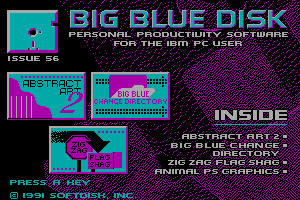 Big Blue Disk #56 abandonware