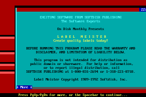 Big Blue Disk #73 2