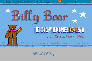 Billy Bear ...Day Dreams & Night Dreams 7