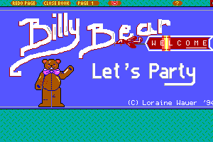 Billy Bear ...Let's Party! abandonware