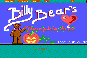Billy Bear's Pumpkin Seed abandonware