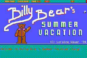 Billy Bear's Summer Vacation abandonware