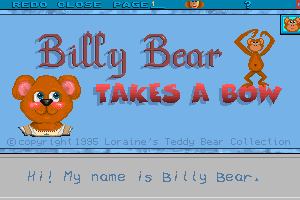 Billy Bear Takes a Bow! abandonware