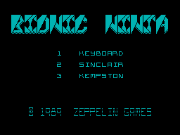 Bionic Ninja abandonware