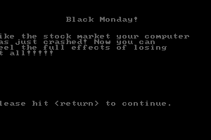 Black Monday 1