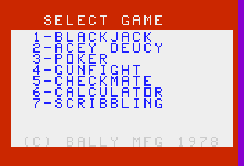 Blackjack / Poker / Acey-Deucey abandonware