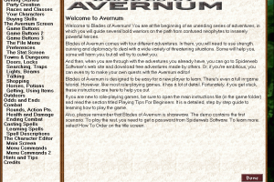 Blades of Avernum 0