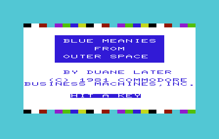 Blue Meanies From Outer Space 0