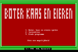 Boter kaas en eieren 0