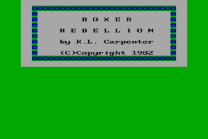 Boxer Rebellion 9