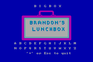 Brandon's Big Lunchbox 0