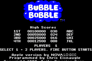 Bubble Bobble 0