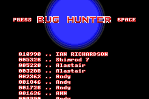 Bug Hunter / Moon Dash abandonware