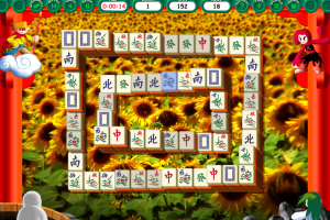 Burning Monkey Mahjong Solitaire 9