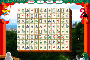 Burning Monkey Mahjong Solitaire 7