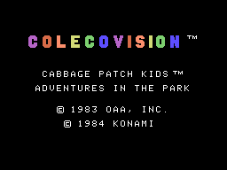 Cabbage Patch Kids Adventures in the Park 0