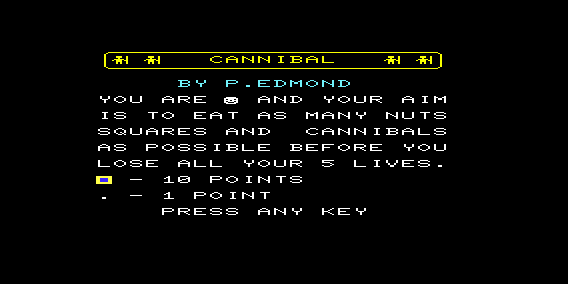 Cannibal abandonware