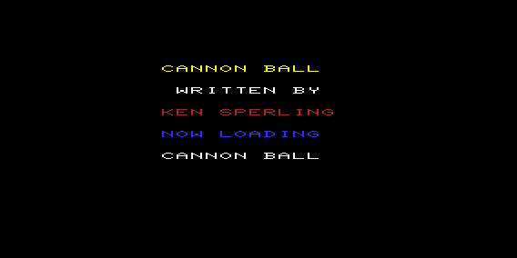 Cannon Ball abandonware