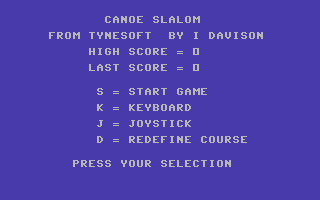 Canoe Slalom abandonware