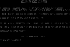 Capture the Enemy Space Ship abandonware