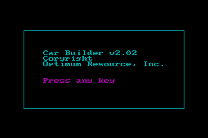 Car Builder abandonware
