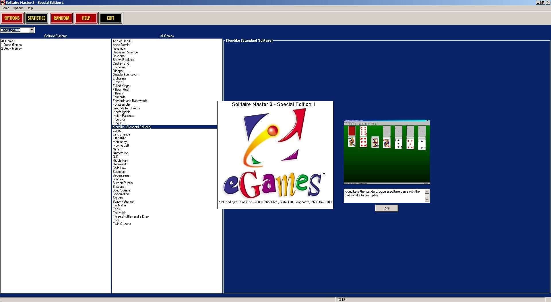 eGames Mega Match for Windows PC 