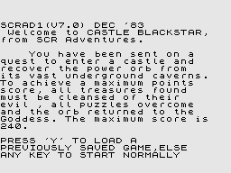 Castle Blackstar abandonware